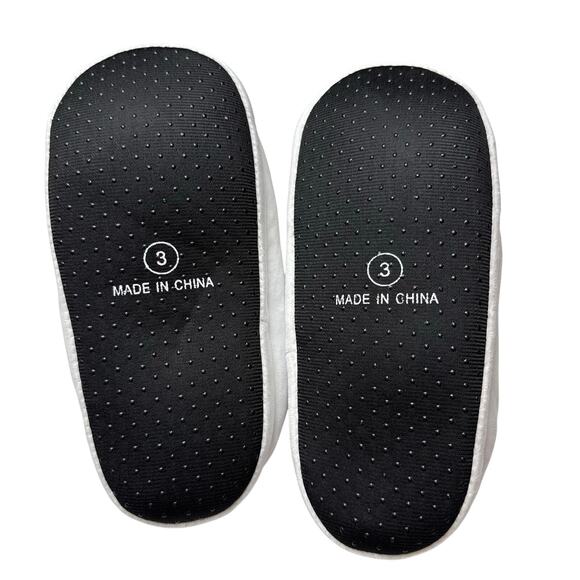 Ground Up Disney Frozen Olaf Snowman 3D Slip-On Plush Slippers Size 3 White New - Picture 12 of 12